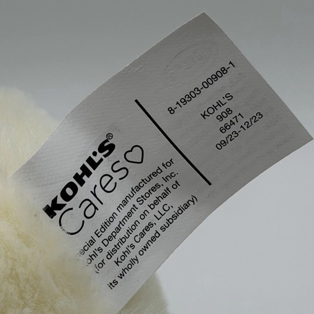 Kohl's Cares Tasha‎ Tudor Plush Lamb Sheep 14" Stuffed Animal YOTTO - Picture 4 of 8